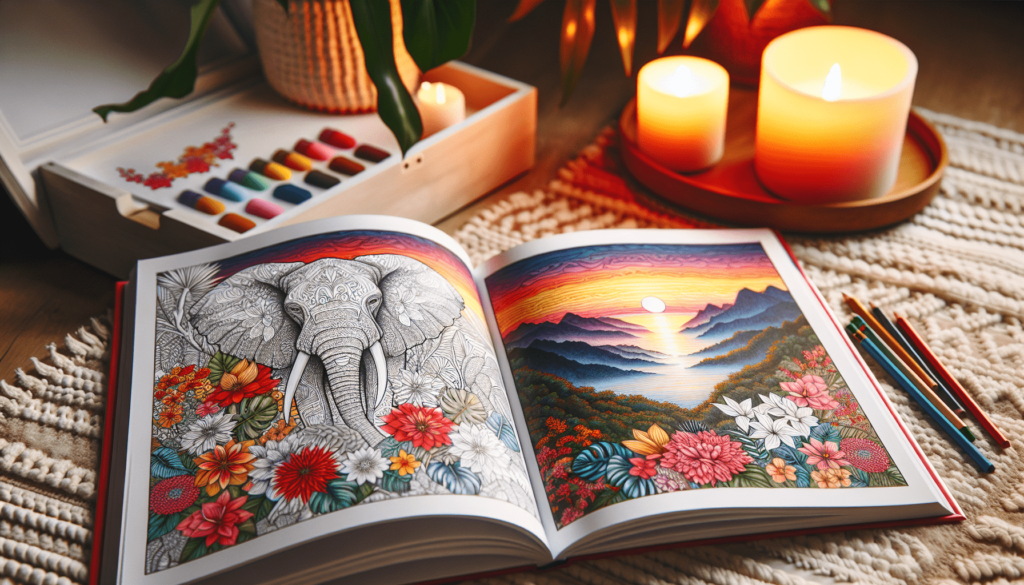 Escape to Paradise Coloring Book: Relaxing and Stress Relieving Caribbean Scenes for Adults