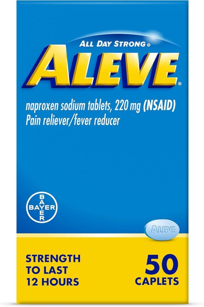 Aleve Pain Relief Naproxen Sodium Caplets ‐ 50 Count