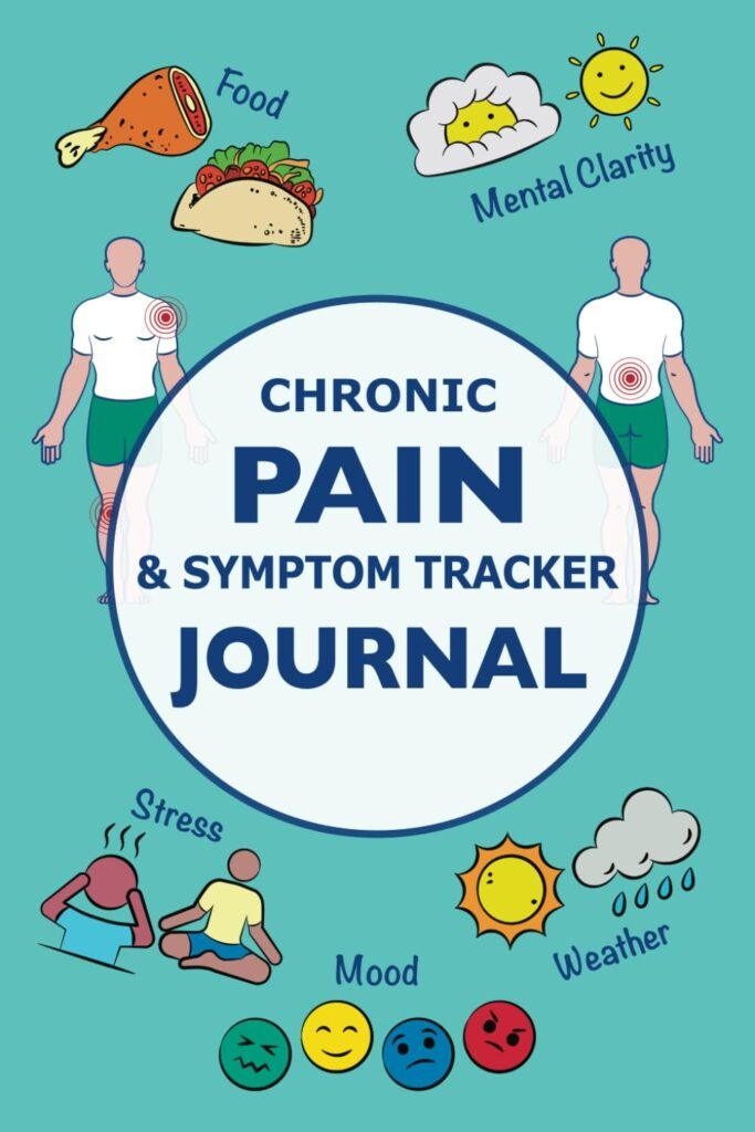 Chronic Pain  Symptom Tracker Journal: Track Your Pain Daily (With Large Body Diagram) to Identify Triggers, and Log Your Mood, Mental Clarity, ... Food, Weather, Exercise, Medication and More     Paperback – April 20, 2023