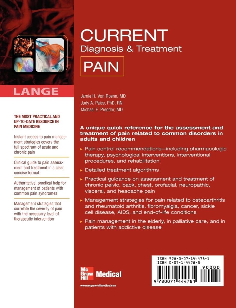 CURRENT Diagnosis  Treatment of Pain (LANGE CURRENT Series)      1st Edition