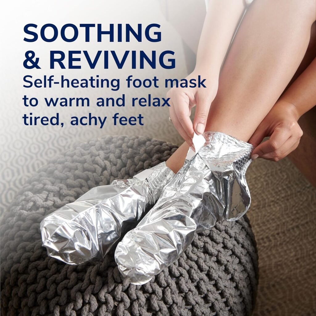 Dr. Scholls® Tired, Achy Feet Soothing  Reviving Foot Mask, 3 Pair, Warming Booties