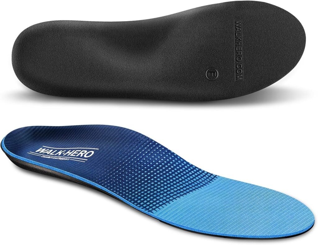 Inserts Relieve Plantar Fasciitis - Flat Feet Insoles Arch Supports, Orthotic Insoles for Foot Pain Arch Pain Reduce Muscle Fatigue Absorb Shock (Mens 6-6 1/2 | Womens 8-8 1/2)