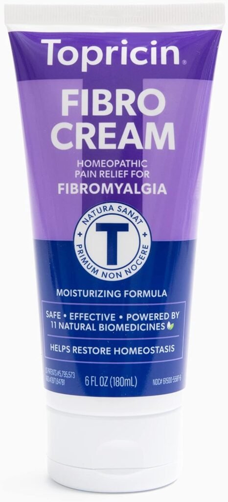 Topricin FIBRO Pain Relieving Cream (6 oz) – Rapid Relief For Fibromyalgia with Patented Formula - Reduces Duration and Intensity of Fibromyalgia Episodes, Improves Sleep and Restores Energy