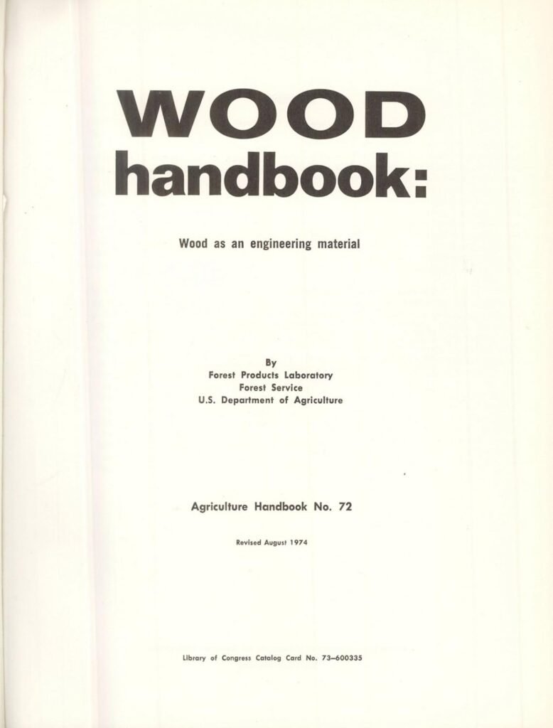 Wood Handbook: Wood as an Engineering Material (Agriculture Handbook, No. 72)      Hardcover – January 1, 1974